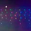 Cortina LED Intercalada 9 m 300 Luces Navidad Multicolor 300LEDCM3