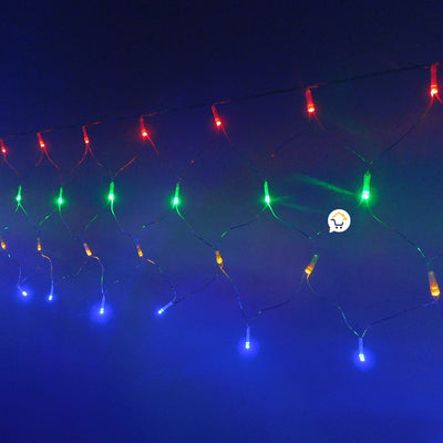 Extensión Luz Led Cenefa 100 LED 3 Metros Luces Navidad Multicolor 2162