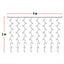 Luz Cascada 9X2 Metros 600 LED Luces Navidad MULTICOLOR 600LEDM