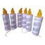 Velas Luces LED Navidad Decoración Hogar x 6 Unidades