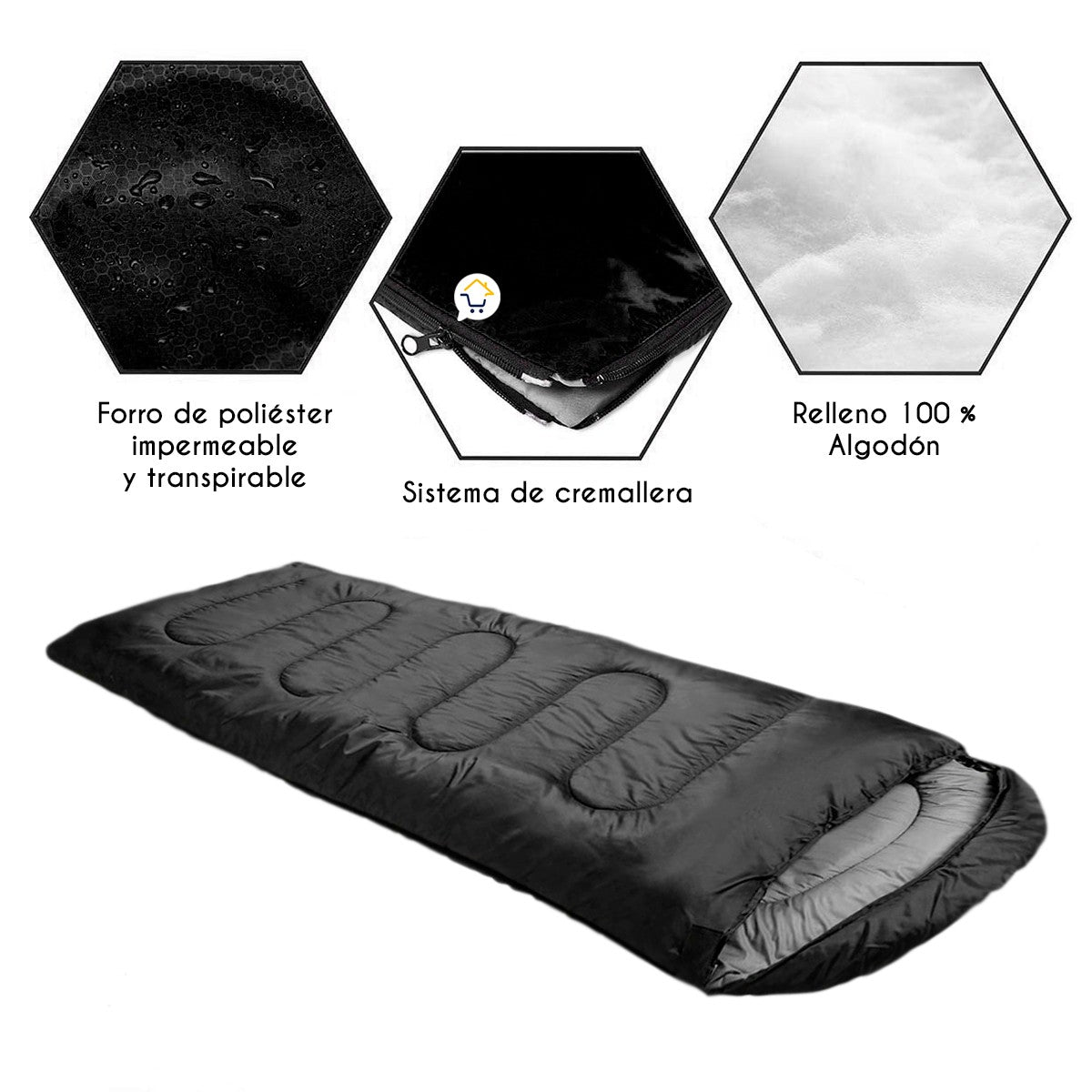 Bolsa Para Dormir Sleeping Bag Camping 1 Persona SBAG01