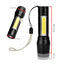 Mini Linterna LED Recargable Luz Zoom Largo Alcance Camping 511