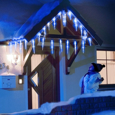 Luz led Tubo Hielo 4.5 Metros 12 Hielos Azul 1806