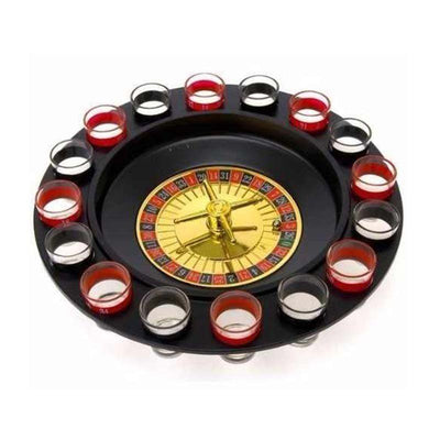 Ruleta Shots Juego de Mesa Para Tomar Spinning 16 Piezas HD4872