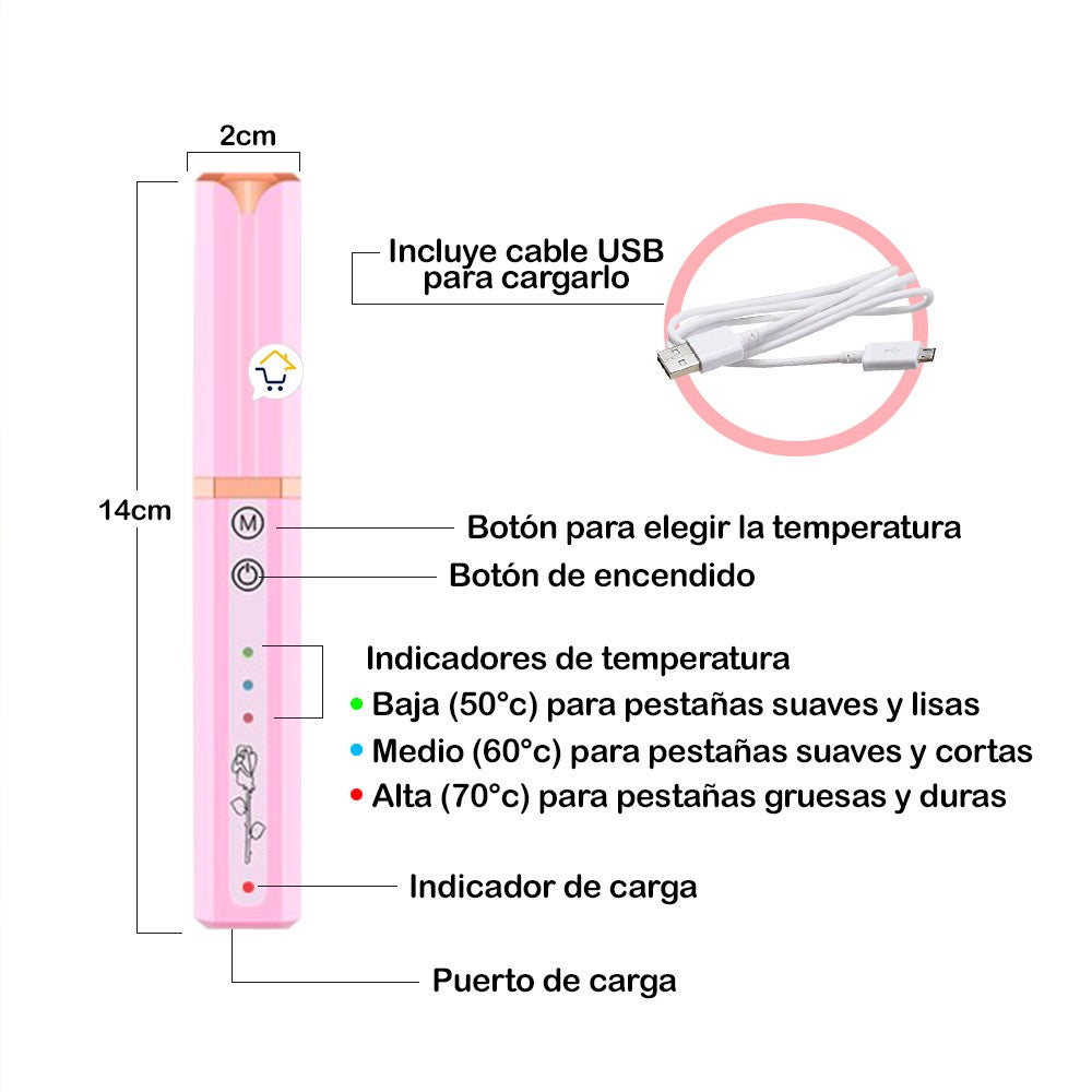 Encrespador Eléctrico De Pestañas Rizador EMY007