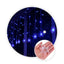 Luces Led Copos De Nieve 6 M Extensión Cortina Luz Navidad Azul 2086AZ