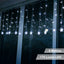 Luces Led Copos De Nieve 6 M Extensión Cortina Luz Navidad Blanco 2086B