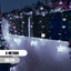 Luces Led Estrella X136 LED Cortina Luces 4m Navidad Blanca CE136NB