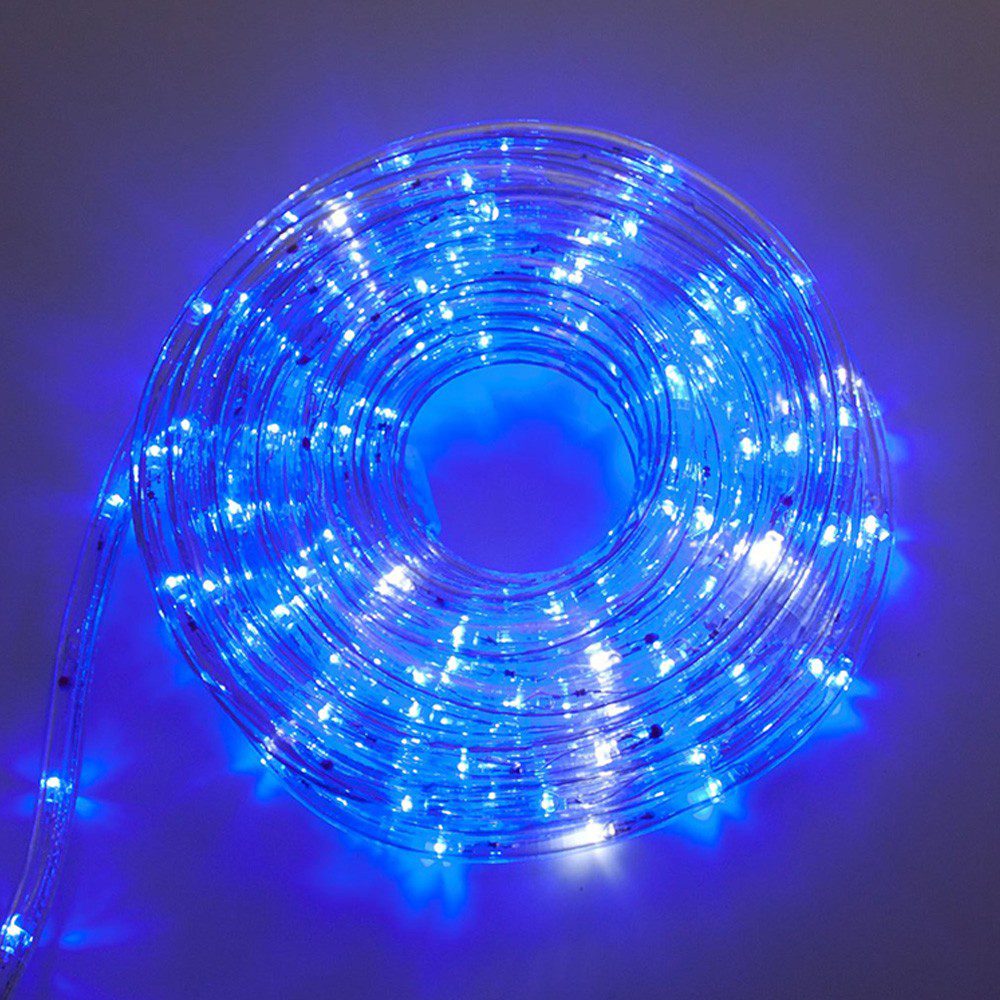 Manguera Luz LED 10 Metros Azul 3 Vías 180 Luces RF 2402