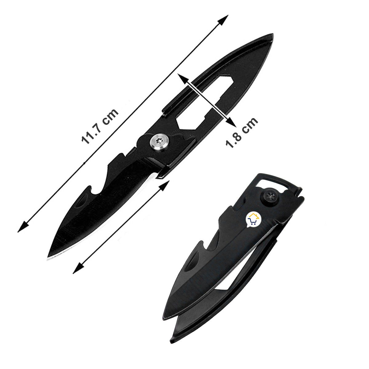 Mini Cuchillo Abrecartas Navaja Táctica Camping Llavero RF 251