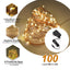 Luces Micro Led Decoración Luz Navidad X 100 Luces Amarilla