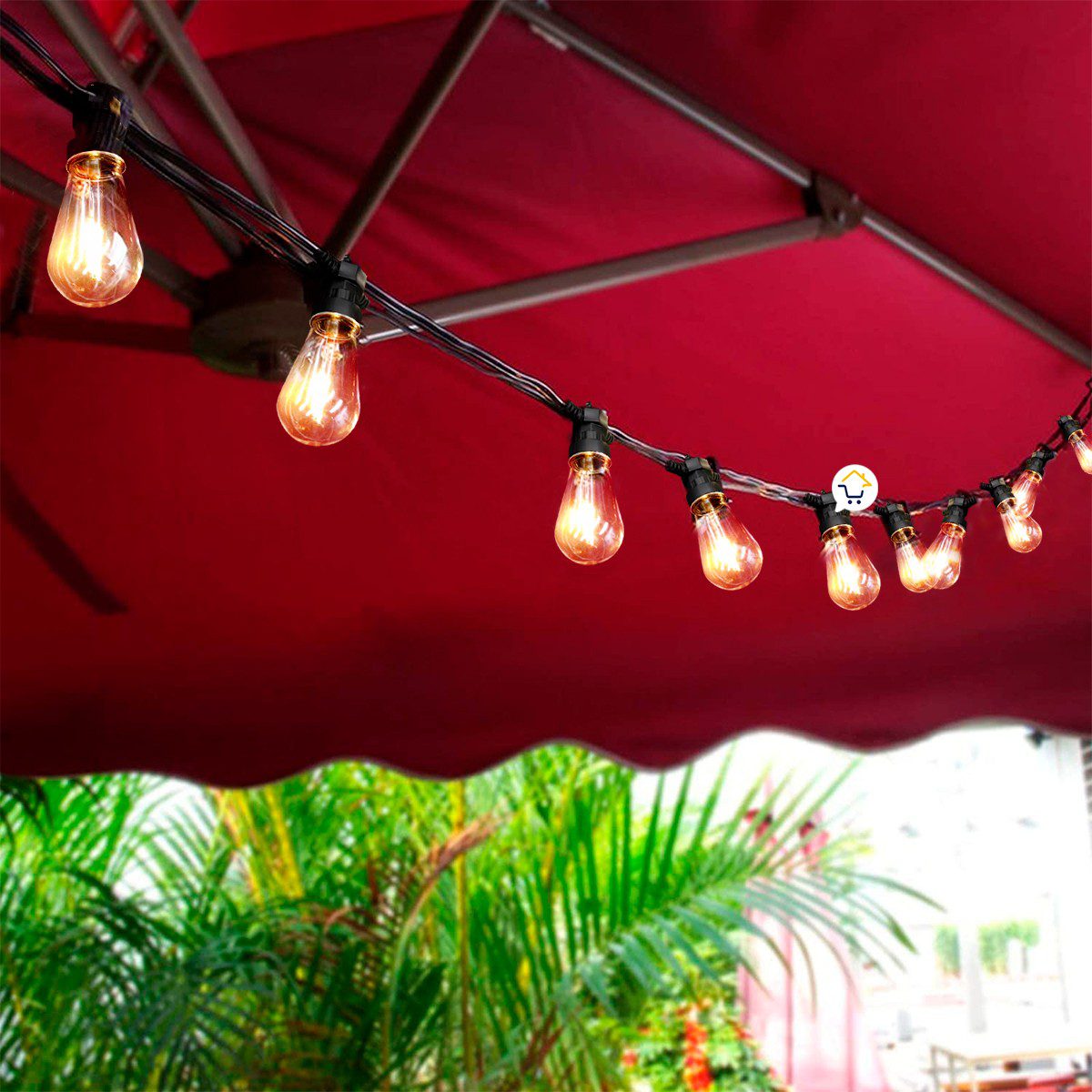 Extensión LED Bombillos x10 Vintage Luces Decoración LBN10N