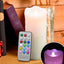 Vela LED Decorativa Multicolor Control Remoto Navidad Fiestas LY02