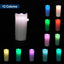 Vela LED Decorativa Multicolor Control Remoto Navidad Fiestas LY02