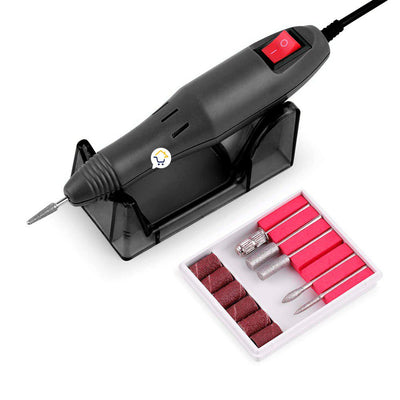 Kit Pulidor de Uñas Profesional Electrico Manicura Pedicura MZ000