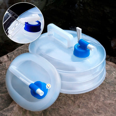 Dispensador De Agua 3L Botella Plegable Contenedor Camping 08106