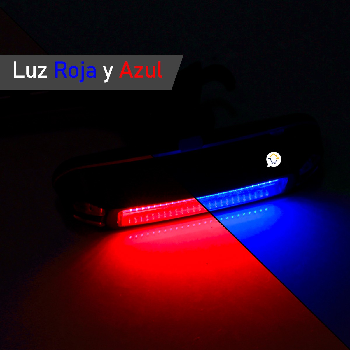 Stop Bicicleta Impermeable Luz Led Recargable Ciclismo OF399