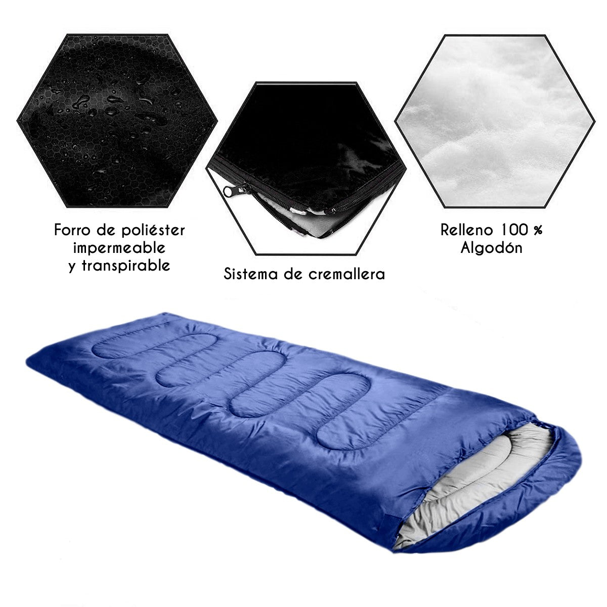 Bolsa Para Dormir Sleeping Bag Camping 1 Persona SBAG01