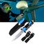 Cuchillo Para Buceo Acuático Táctico Pesca + Estuche y Correas RF 313