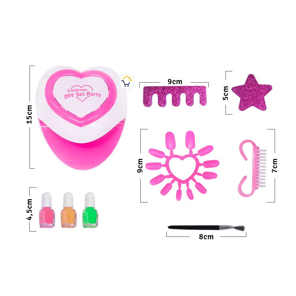 Kit De Uñas Juguete Set Manicure Infantil Accesorios 20211173