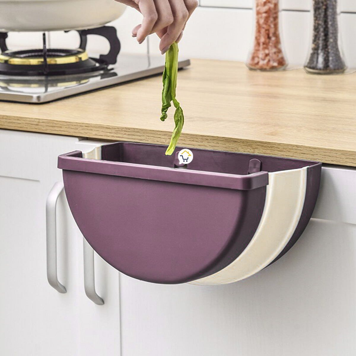 Papelera plegable cocina sale