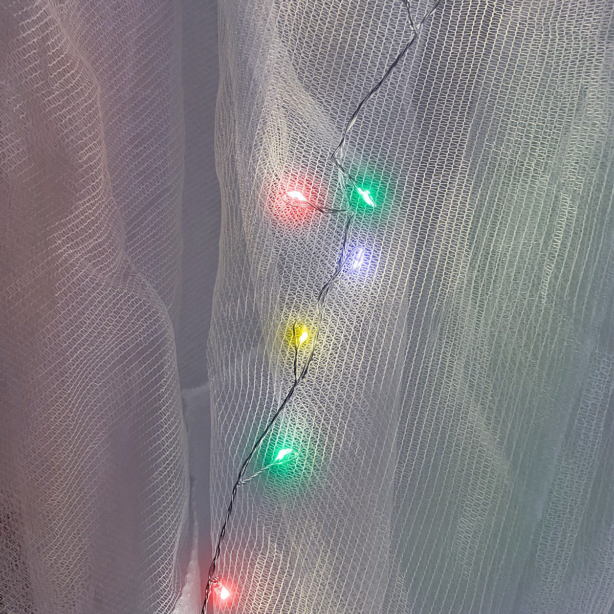 Cortina Micro Led Ramal 6x1,8 m 1440 LED Decoración Navidad Multicolor 1593