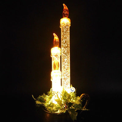 Vela LED Musical Decoración Navidad Luz Vintage DS104