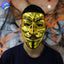 Máscara Anonymous V Venganza Hacker Vendetta Dorada Halloween Disfraz AND-01