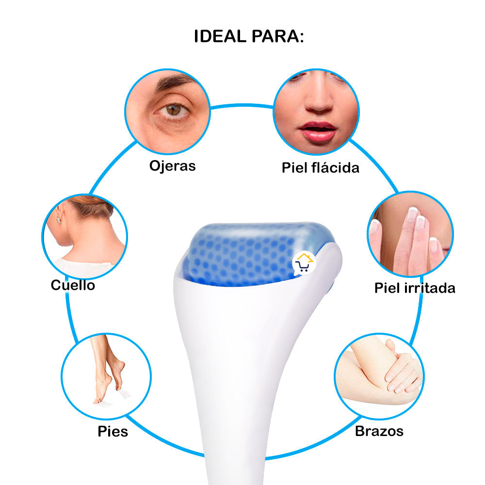 Ice Roller Crioterapia Masajeador Facial Rodillo Hielo Tonificación AF05