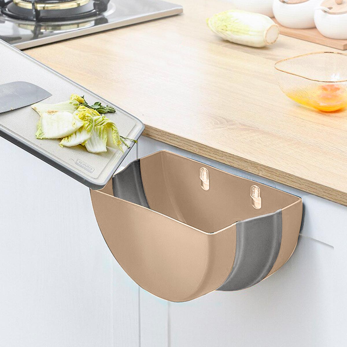 Basurero Plegable Cocina Pequeño Papelera Multiusos COCI147