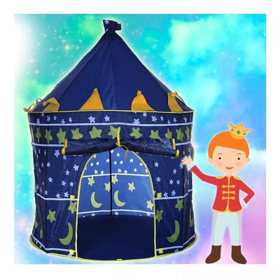 Castillo Príncipe Grande Portable + Carpa Armable Completo Fácil Rápido Y Ligero