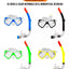 Kit Careta + Snorkel Para Buceo Piscina Playa