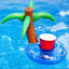 Flotador Palmera Portavasos Inflable Piscina Pool Party 06