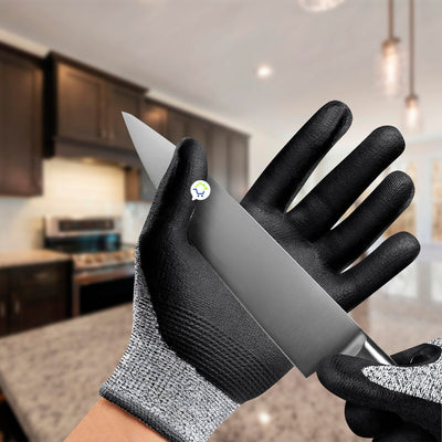 Guantes Anti Corte Protección Trabajo + Flexibilidad + Alta Resistencia GA2017