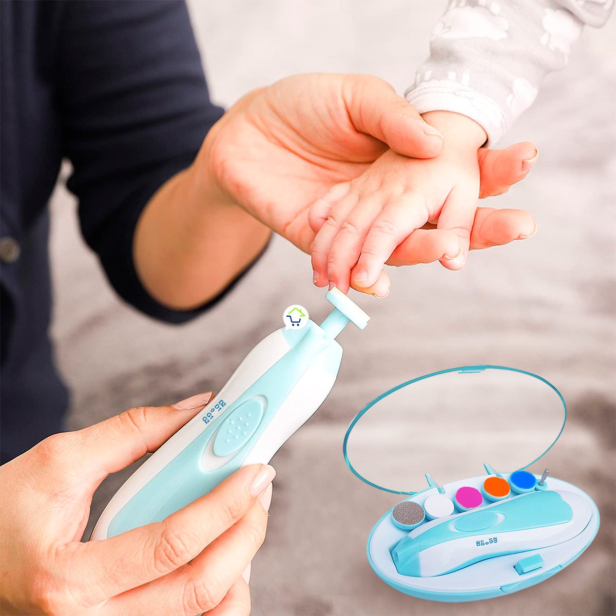 Lima Eléctrica Para Bebés y Adultos Cuidado De Uñas SA29042