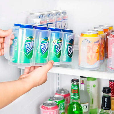 Organizador De Latas Gaseosa Cerveza Ahorra Espacio Refrigerador ORLA01