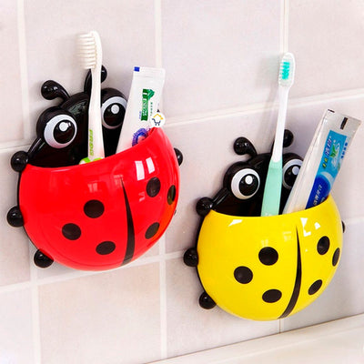 Porta Cepillos De Dientes Pared Organizador Multiusos Infantil Gm1903