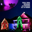 Reflector LED Multicolor RGB Impermeable Control Remoto WT60020
