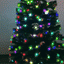 Árbol Navidad Fibra Óptica 210 cm 7 Colores Tupido RF T687