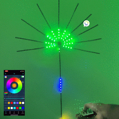 Cinta LED Fuegos Artificiales  App Bluetooth 180 LED RGB ECC180RGB