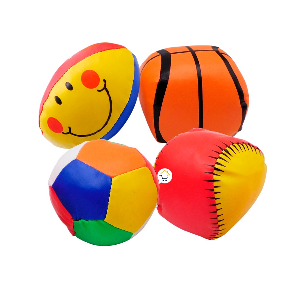 Pelotas Didacticas x4 Espuma Suave Bebe 4043F Productopolis