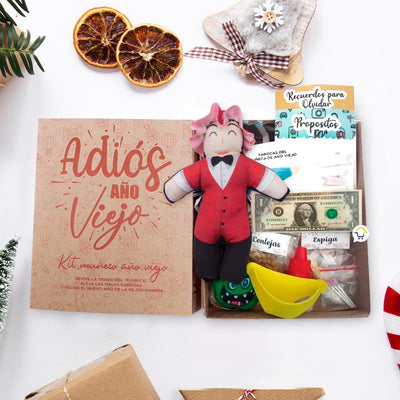 Kit Año Viejo Muñeco Caja Ritual Fin De Año KAV20