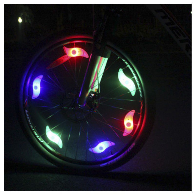 Luz LED Rines de Bicicleta Impermeable Ref:YC-018